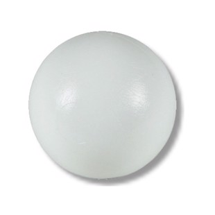 Hvide bordfodbolde, 34 mm - 10 stk.